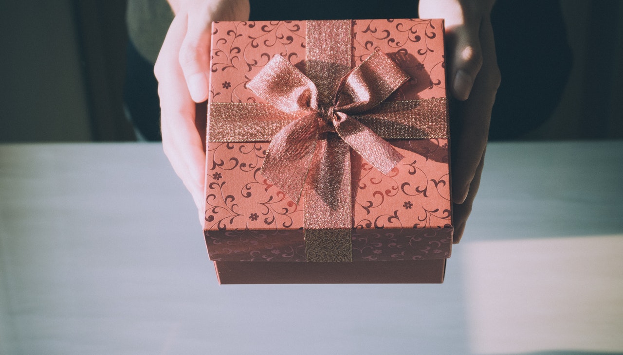 small gift with bow